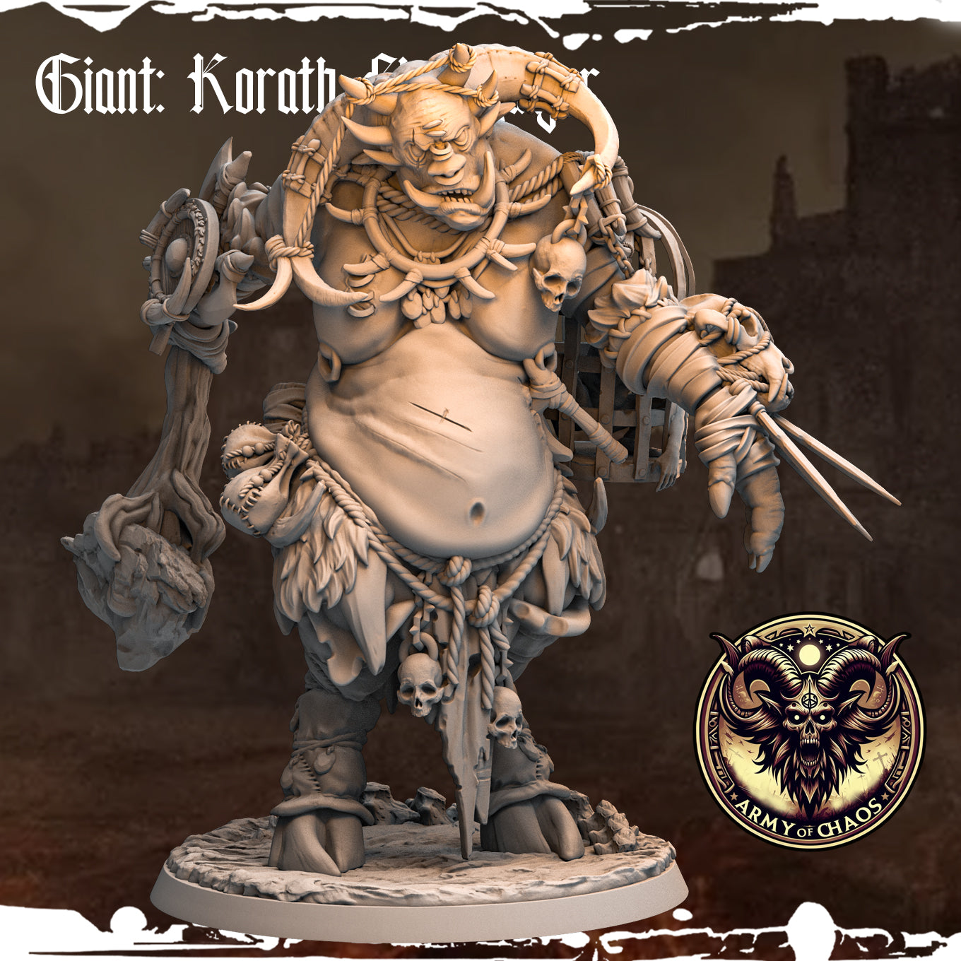 Monolith Arts - Dwarves - Stone Giant - DnD/TTRPG Figure/Miniature