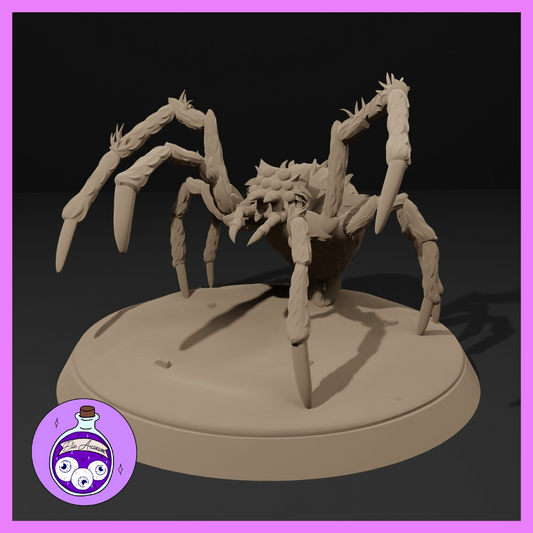 Ella's Arcanum - RPG Essentials #1 - Giant Spider - DnD/Pathfinder/TTRPG Figure