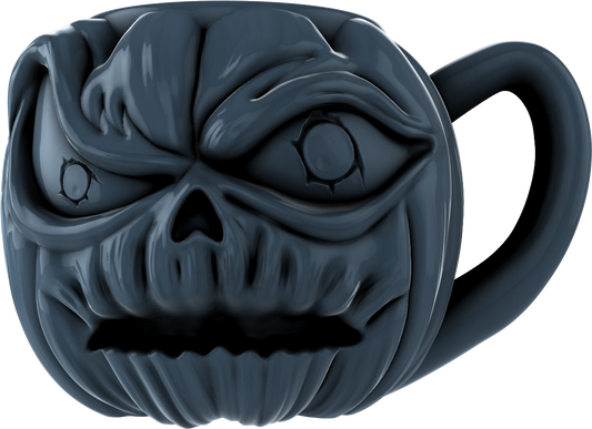Digital Creative Works - Pumpkin Mug #2 - Halloween Prop/Decoration
