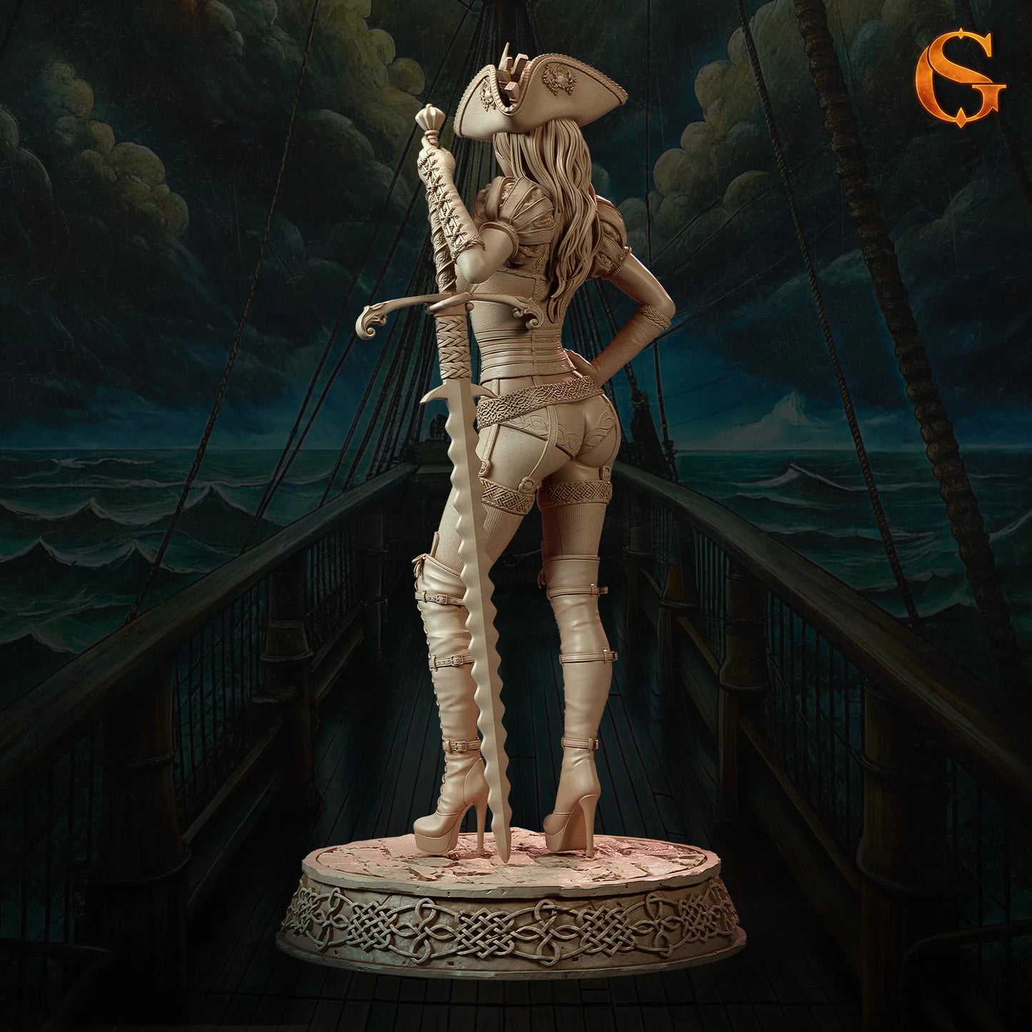 Solgoodcreations - Landsknecht Gisela Krause - 75/140mm Pin Up/Figure/Model/Diorama