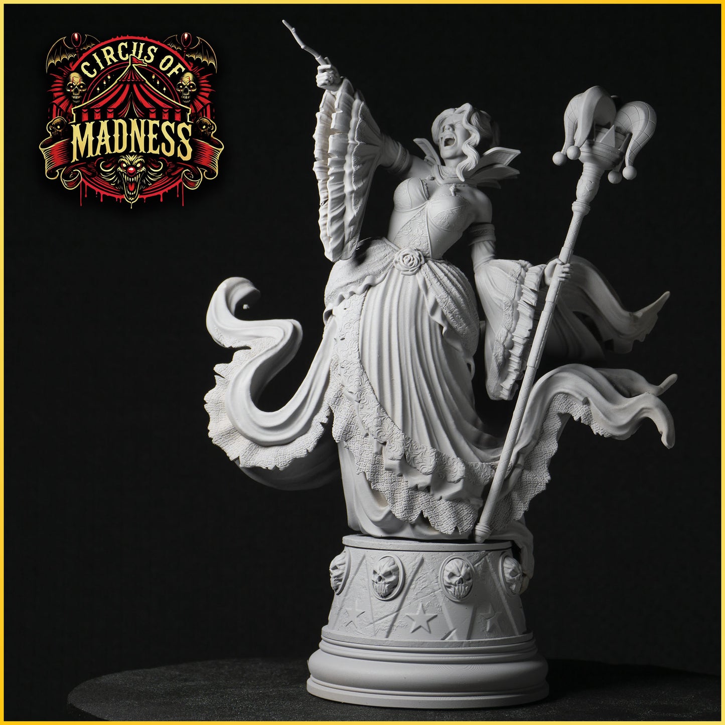 Underworld Miniatures - Circus of Madness - Giselda - 32/75/120mm Pin Up/Figure/Model/Diorama - Helios3DPrinting