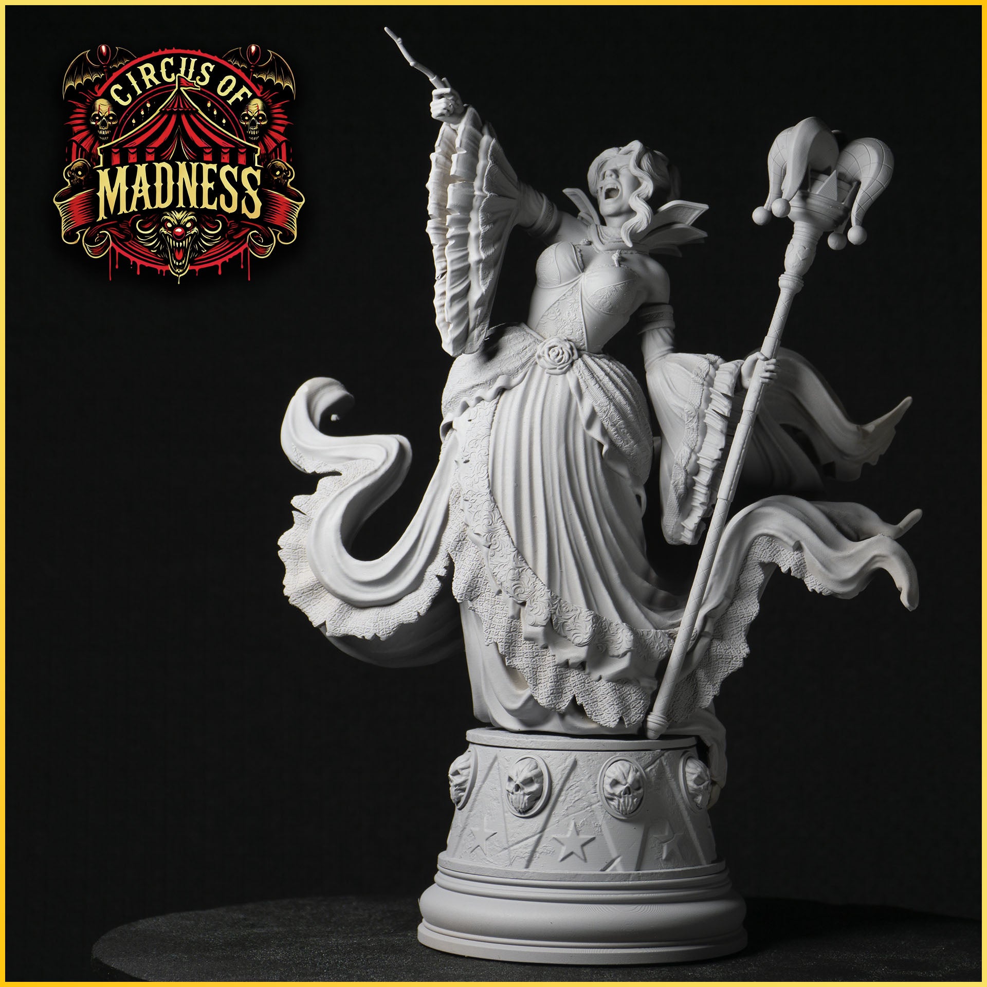 Underworld Miniatures - Circus of Madness - Giselda - 32/75/120mm Pin Up/Figure/Model/Diorama - Helios3DPrinting