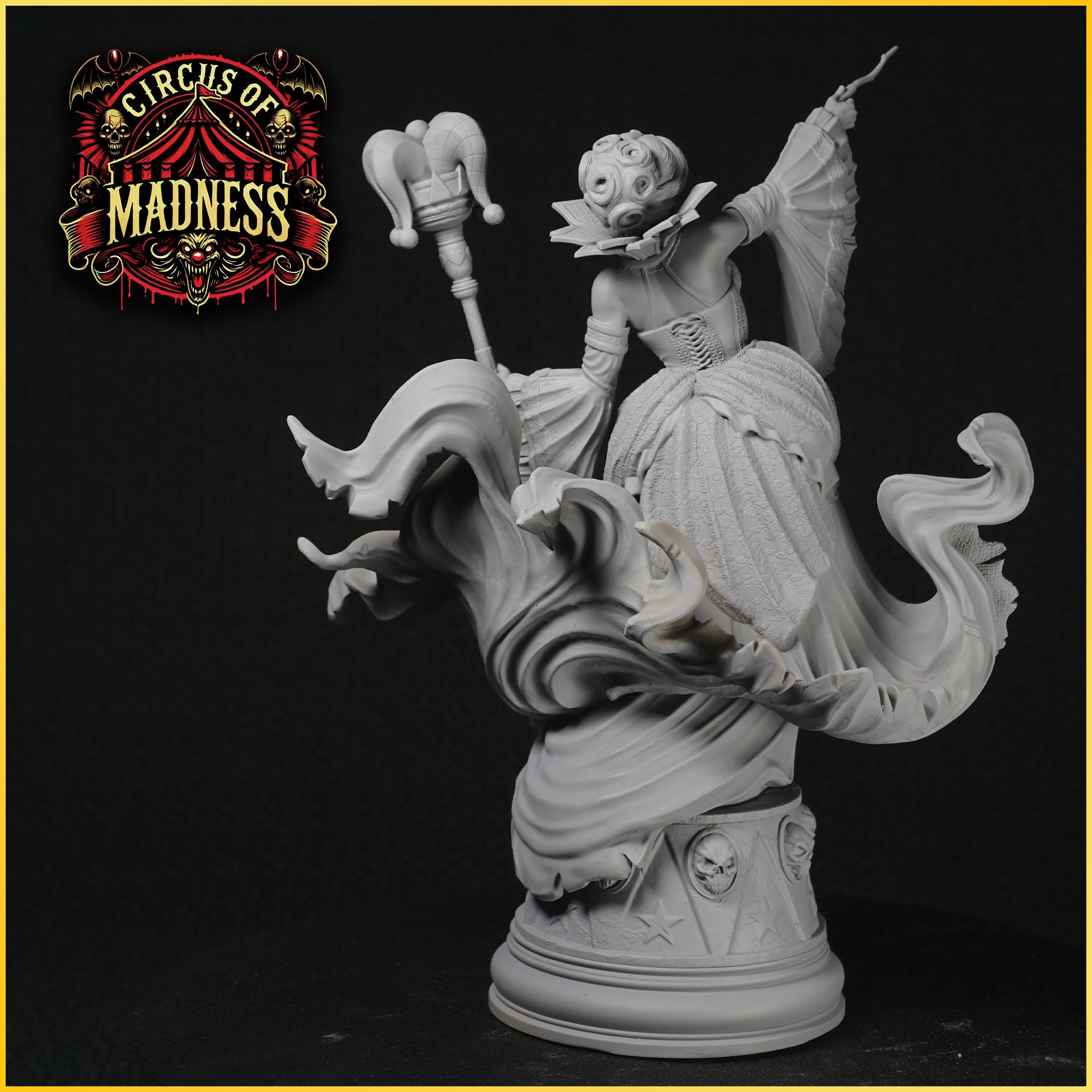 Underworld Miniatures - Circus of Madness - Giselda - 32/75/120mm Pin Up/Figure/Model/Diorama - Helios3DPrinting