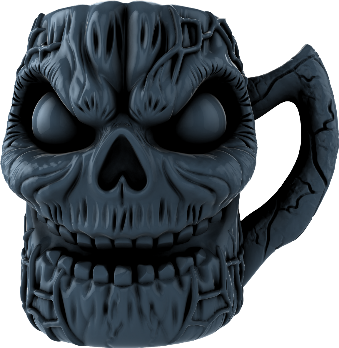 Digital Creative Works - Pumpkin Mug #3 - Halloween Prop/Decoration