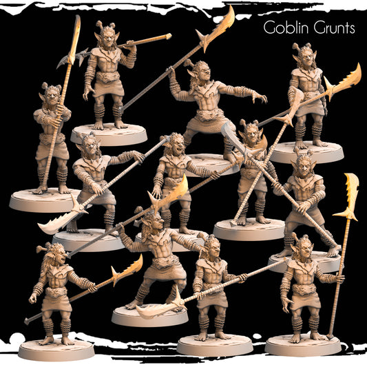 Monolith Arts - Greenskins - Goblin Grunts - DnD/TTRPG Figure/Miniature