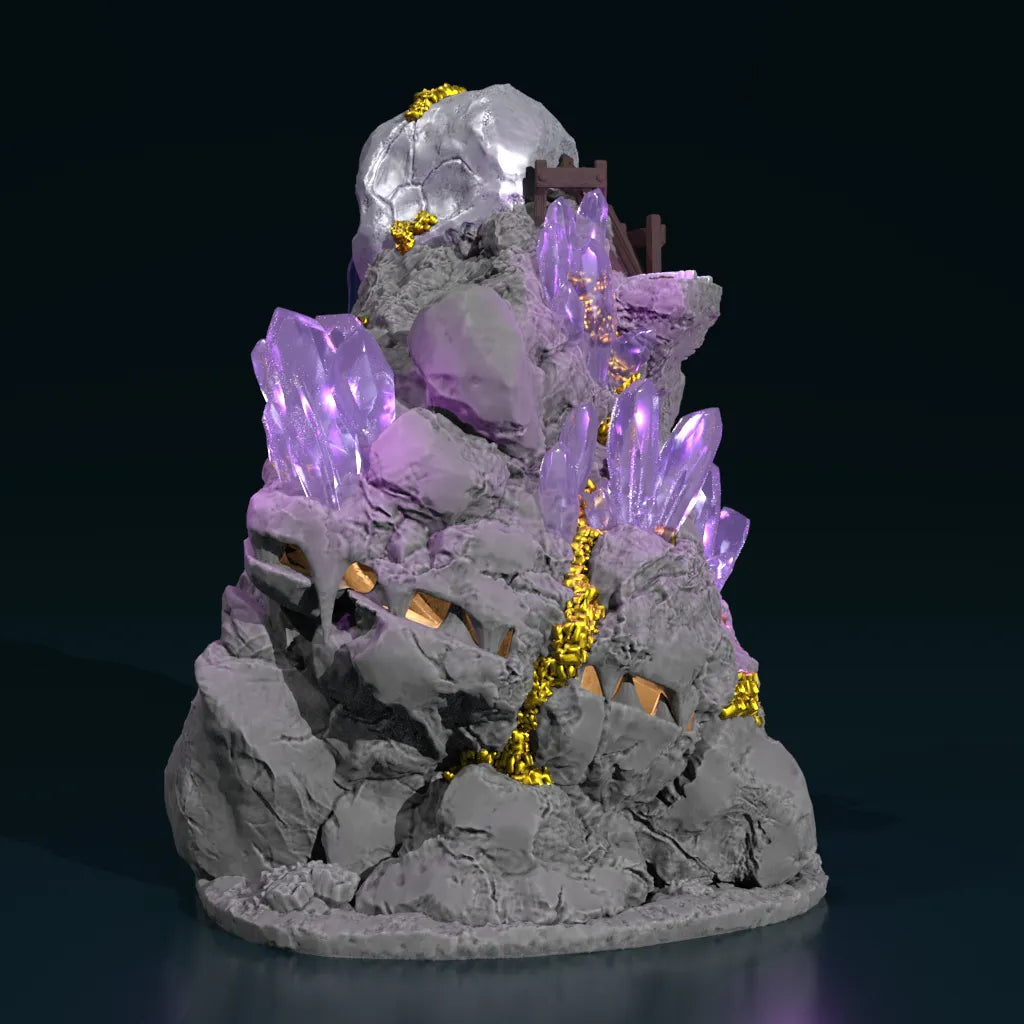 Krakulu - Gold Mine Dice Tower - DnD/TTRPG/Roleplaying/Wargames