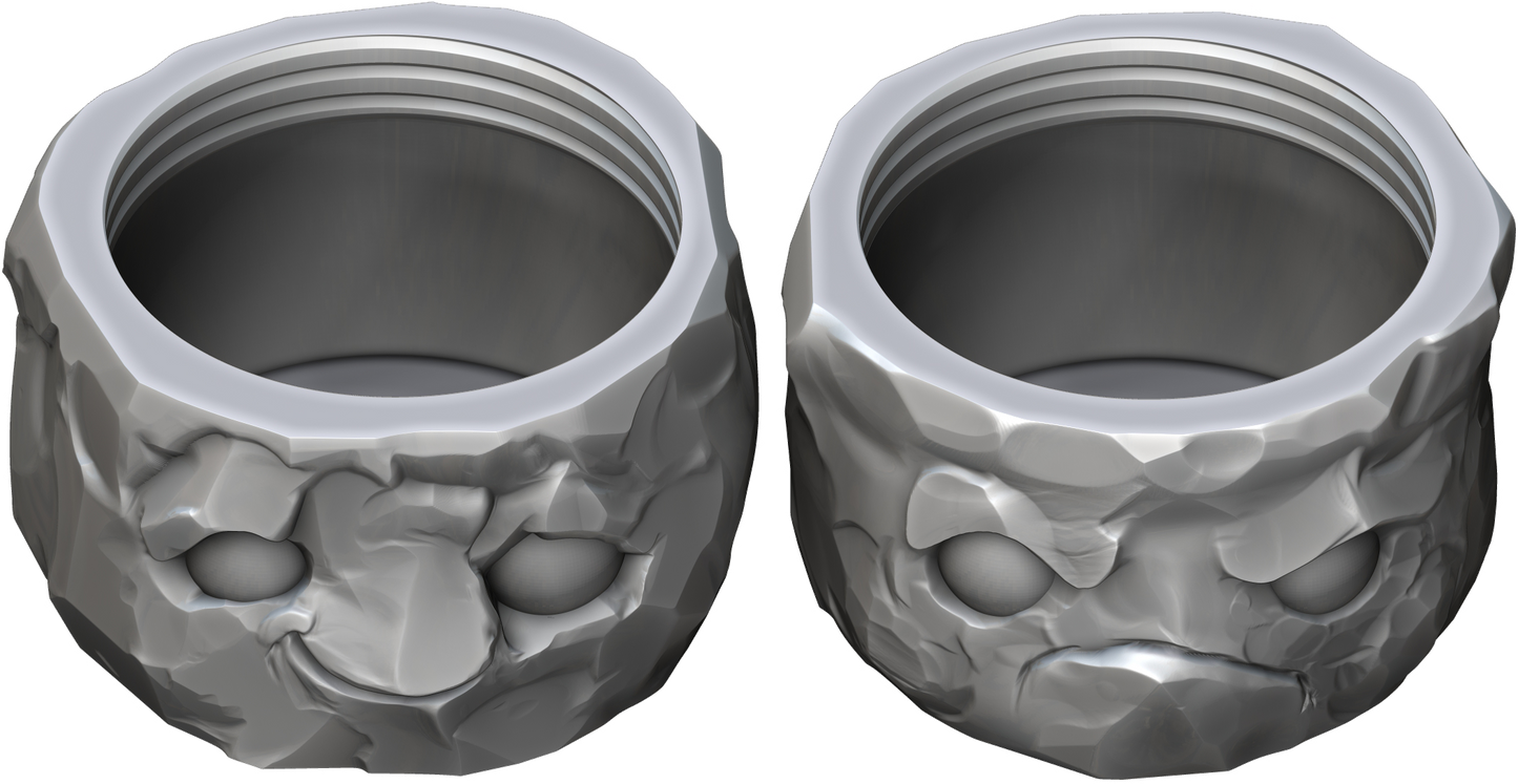 Ars Moriendi - Mythic Dice Box - Golem Glim & Glum - DnD/TTRPG/Roleplaying/Wargames - Helios3DPrinting