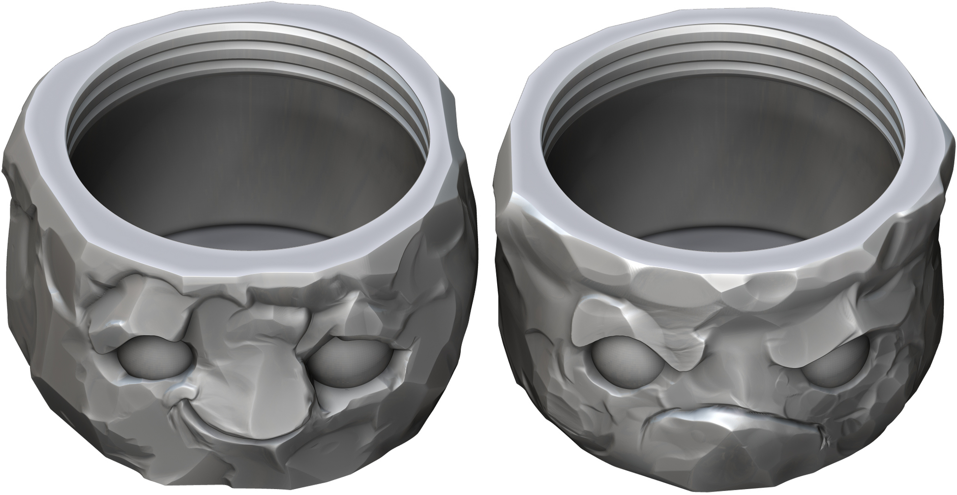 Ars Moriendi - Mythic Dice Box - Golem Glim & Glum - DnD/TTRPG/Roleplaying/Wargames - Helios3DPrinting