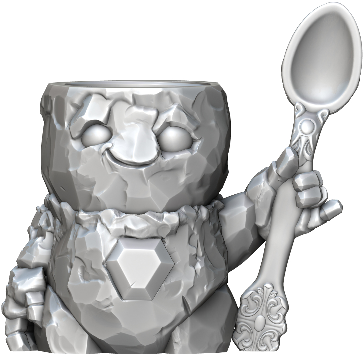 Ars Moriendi - Mythic Mugs - Golem Glim - DnD/TTRPG/Roleplaying/Wargames - Helios3DPrinting