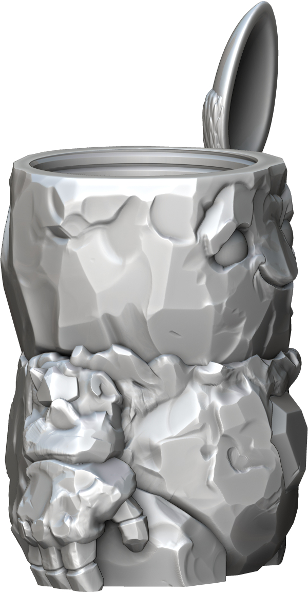 Ars Moriendi - Mythic Mugs - Golem Glim - DnD/TTRPG/Roleplaying/Wargames - Helios3DPrinting