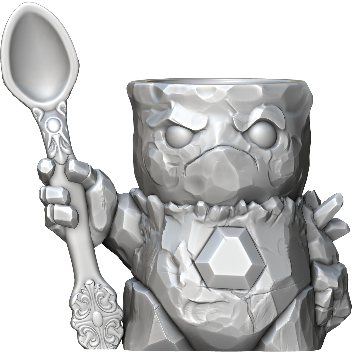 Ars Moriendi - Mythic Mugs - Golem Glum - DnD/TTRPG/Roleplaying/Wargames - Helios3DPrinting
