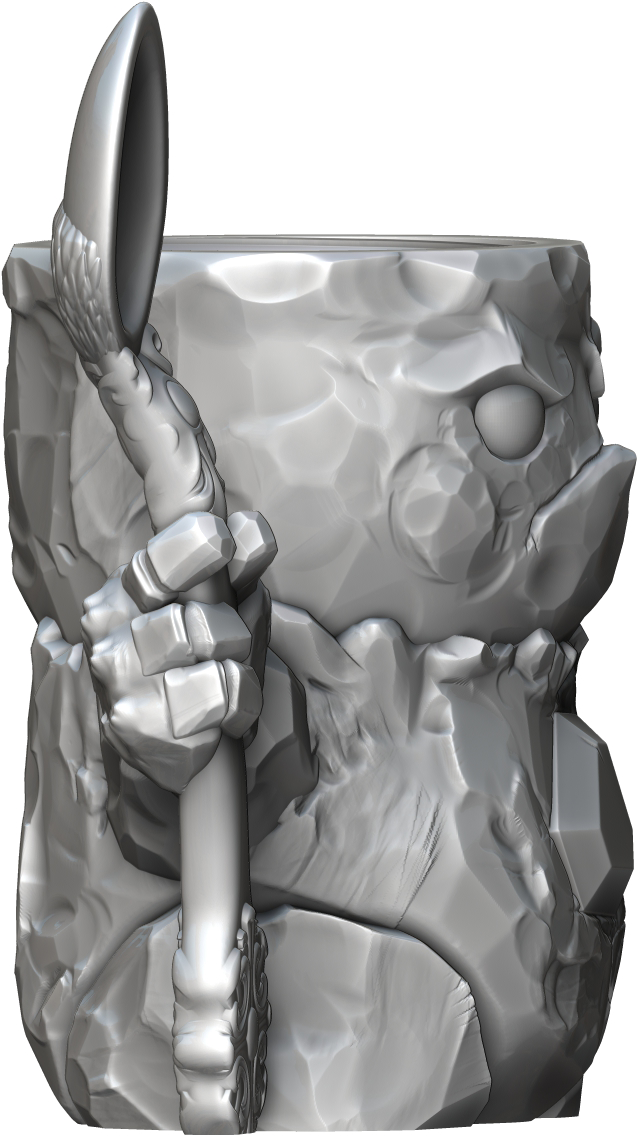 Ars Moriendi - Mythic Mugs - Golem Glum - DnD/TTRPG/Roleplaying/Wargames - Helios3DPrinting