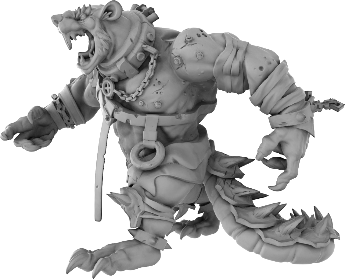 Brayan Nafarrate - Rat Goliath - DnD/TTRPG Figure/Miniatureature Figure