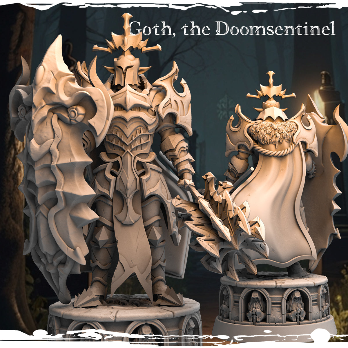 Monolith Arts - Marked by Darkness II - Goth - 75mm Pin Up/Figure/Model/Diorama