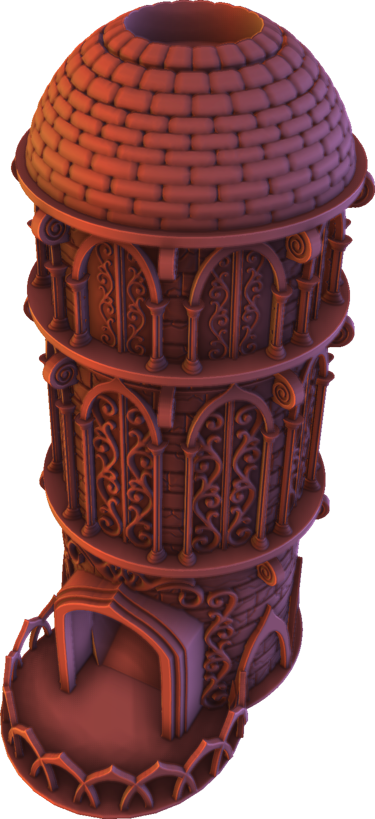 Hera'Stone - Gothic Dice Tower - DnD/TTRPG/Roleplaying/Wargames