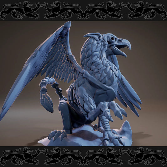 Brayan Nafarrate - Bestiary #3 - Griffin Zombie - DnD/TTRPG Figure/Miniature