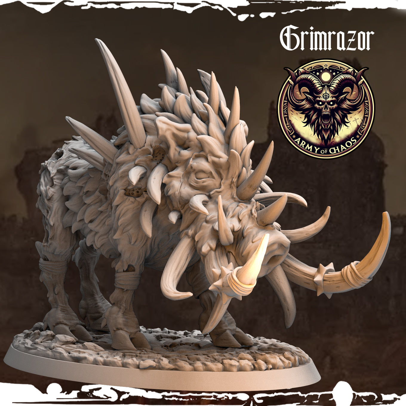 Monolith Arts - Beasts - Grimrazor - DnD/TTRPG Figure/Miniature