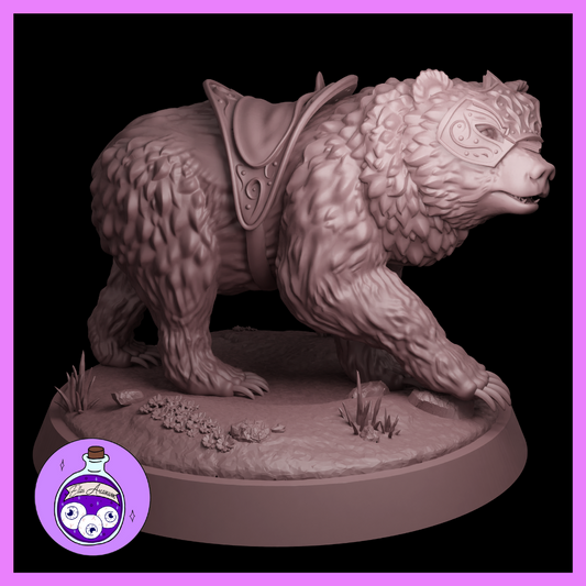 Ella's Arcanum - Wild Hunt - Grizzly Bear Steed - DnD/Pathfinder/TTRPG
