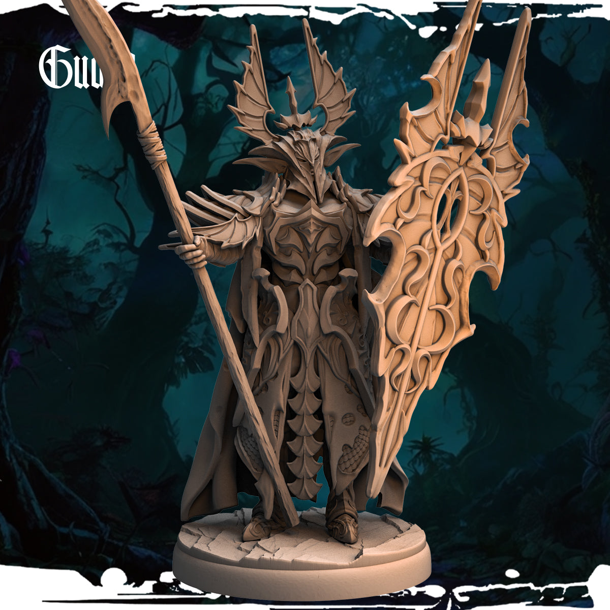 Monolith Arts - Dark Elves - Guard - DnD/TTRPG Figure/Miniature
