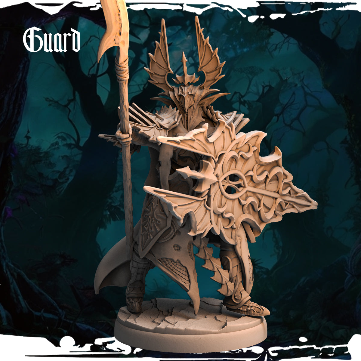 Monolith Arts - Dark Elves - Guard - DnD/TTRPG Figure/Miniature