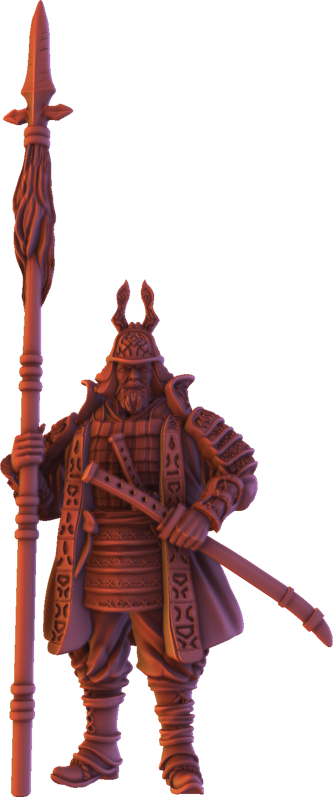 Forged Path - Tokugawa Guardians - Guards - DnD/Pathfinder/TTRPG Figure