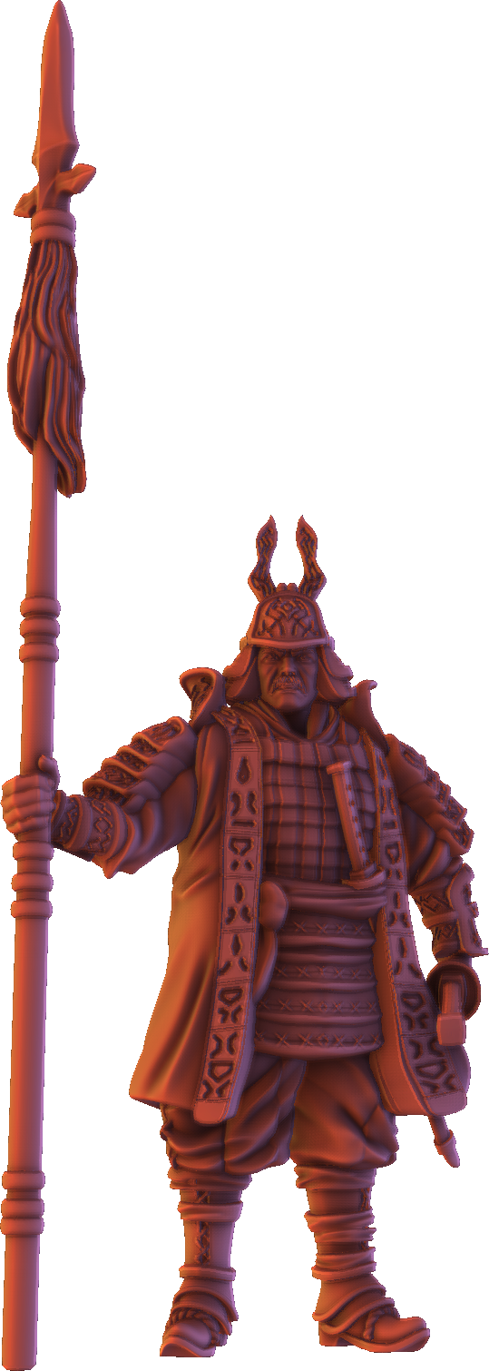 Forged Path - Tokugawa Guardians - Guards - DnD/Pathfinder/TTRPG Figure