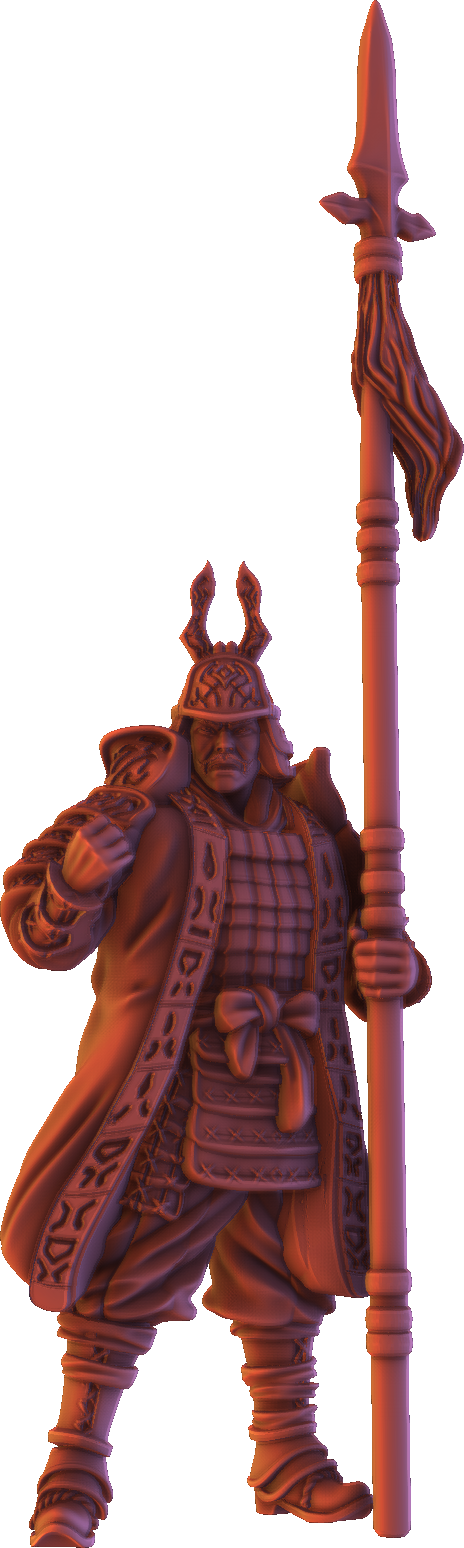 Forged Path - Tokugawa Guardians - Guards - DnD/Pathfinder/TTRPG Figure