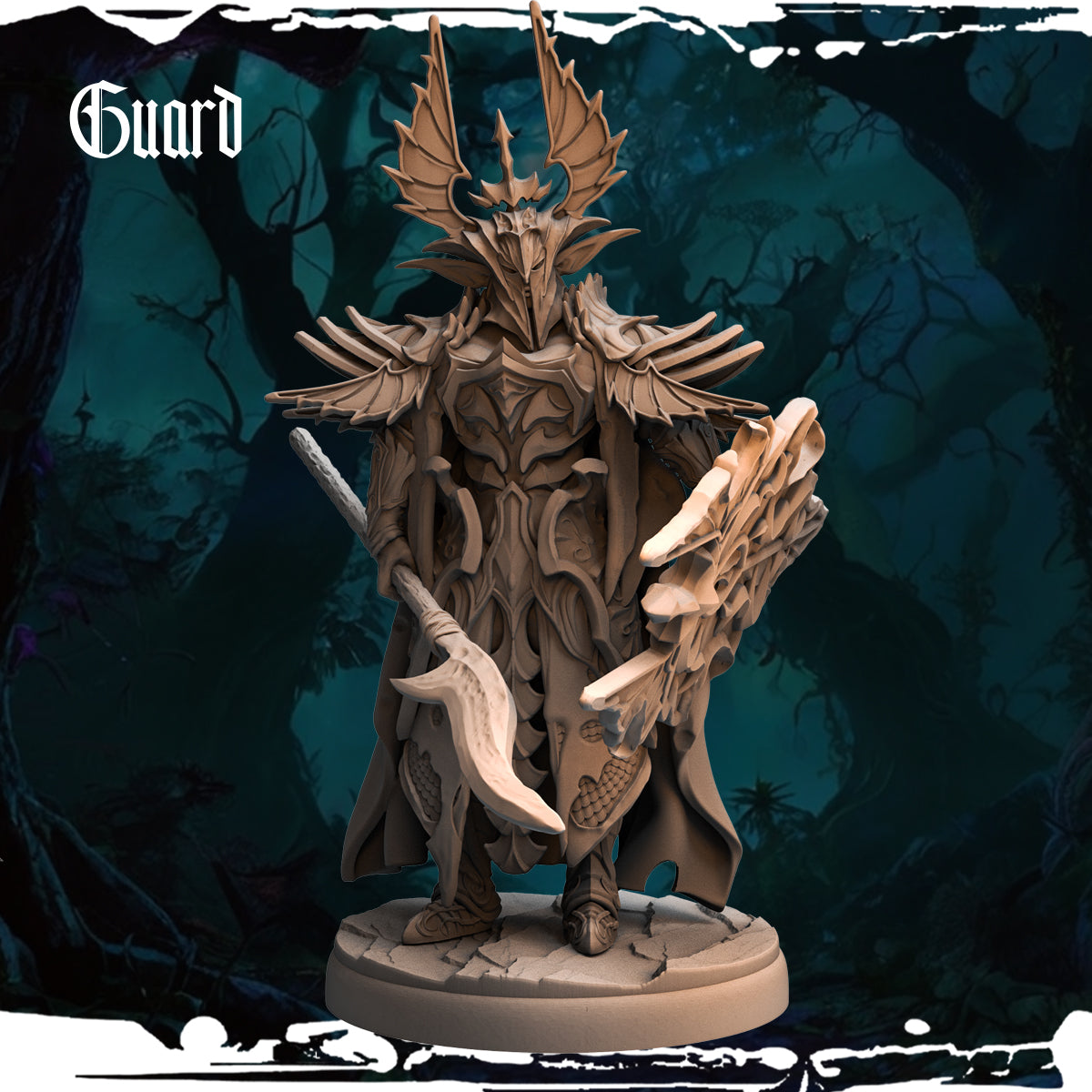 Monolith Arts - Dark Elves - Guard - DnD/TTRPG Figure/Miniature