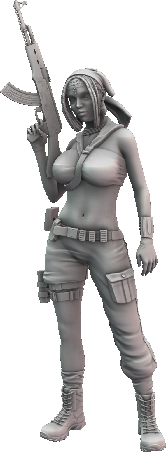 Tatiana Klein - Curvaceous Resin #1 - Guerilla - 75/200mm Pin Up/Figure/Model/Diorama