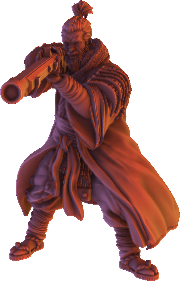 Forged Path - Tokugawa Ronin - Gunners - DnD/Pathfinder/TTRPG Figure