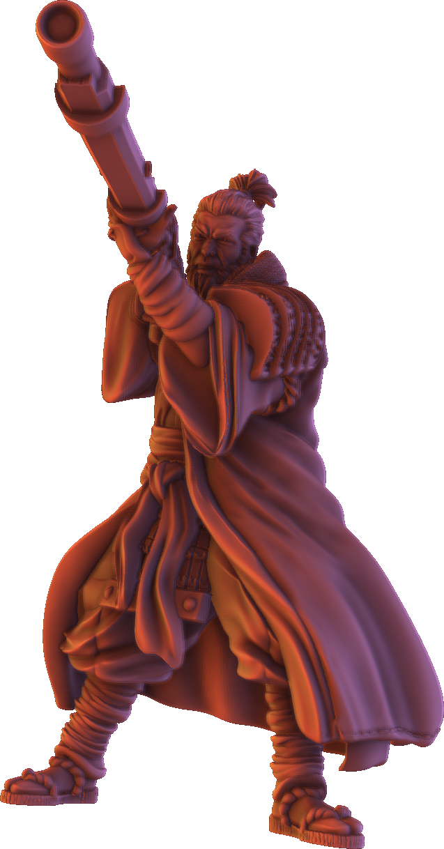 Forged Path - Tokugawa Ronin - Gunners - DnD/Pathfinder/TTRPG Figure
