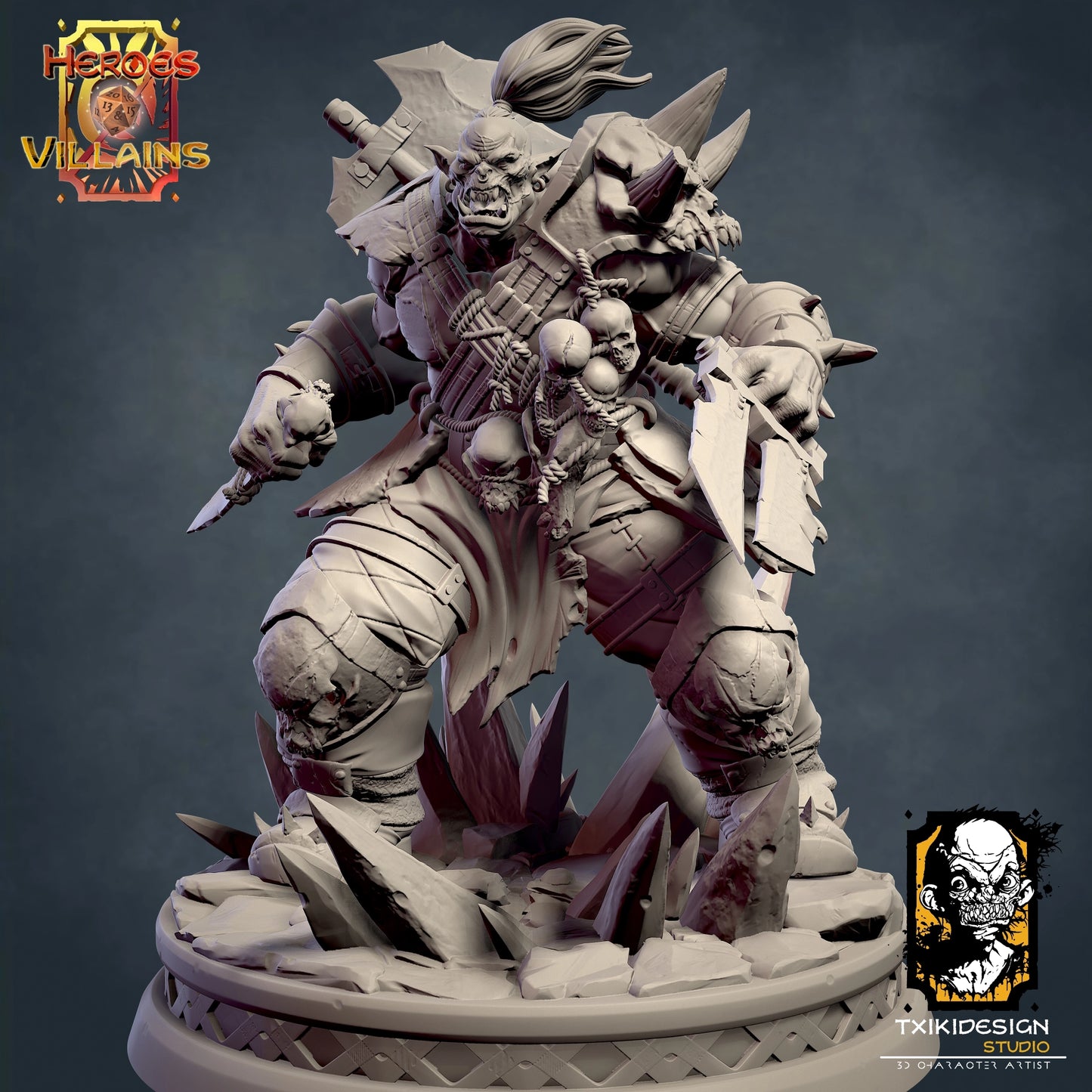 Javier Tejedor - Orc #2 - DnD/TTRPG Figure/Miniature