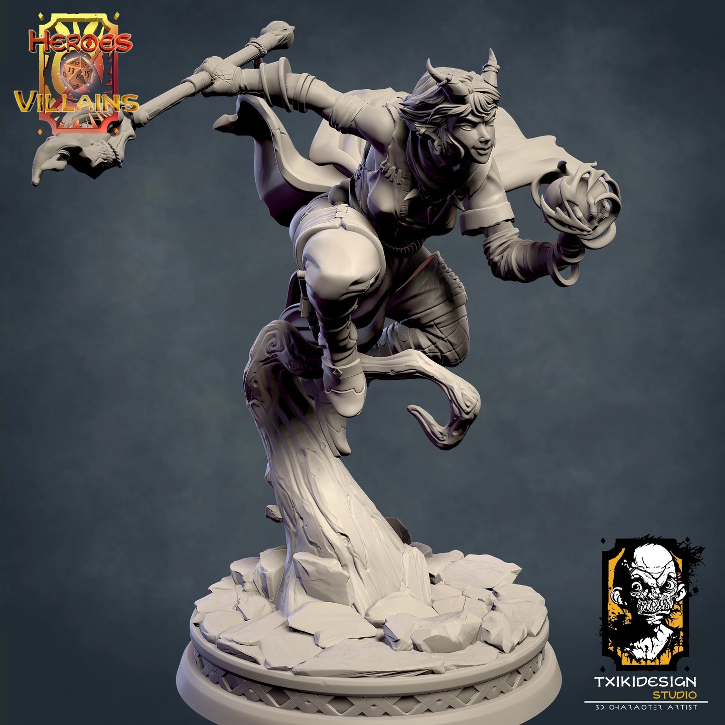 Javier Tejedor - Druid - DnD/TTRPG Figure/Miniature