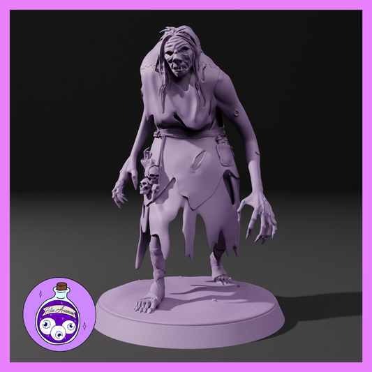 Ella's Arcanum - The Hag's Lair - Hag - DnD/Pathfinder/TTRPG Figure