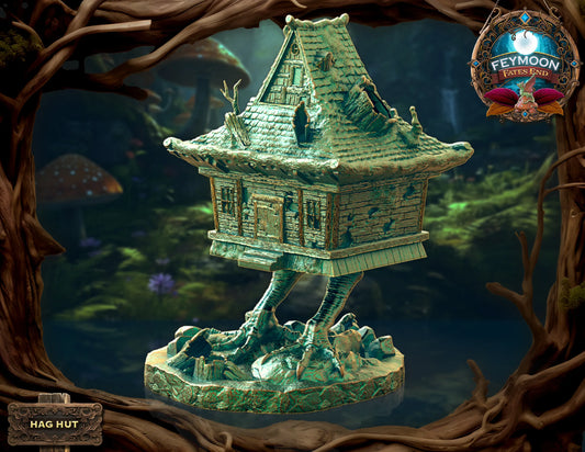 FatesEnd - Feymoon - Hag's Hut Dice Box - DnD/TTRPG/Roleplaying/Wargames