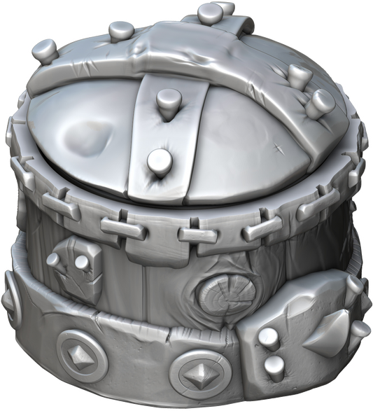 Ars Moriendi - Mythic Dice Box - Half Orc - DnD/TTRPG/Roleplaying/Wargames - Helios3DPrinting