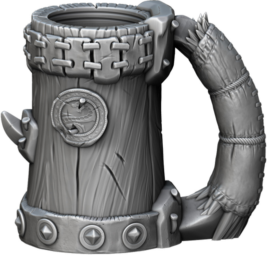 Ars Moriendi - Mythic Mugs - Half Orc - DnD/TTRPG/Roleplaying/Wargames - Helios3DPrinting