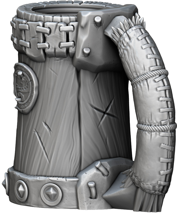 Ars Moriendi - Mythic Mugs - Half Orc - DnD/TTRPG/Roleplaying/Wargames - Helios3DPrinting