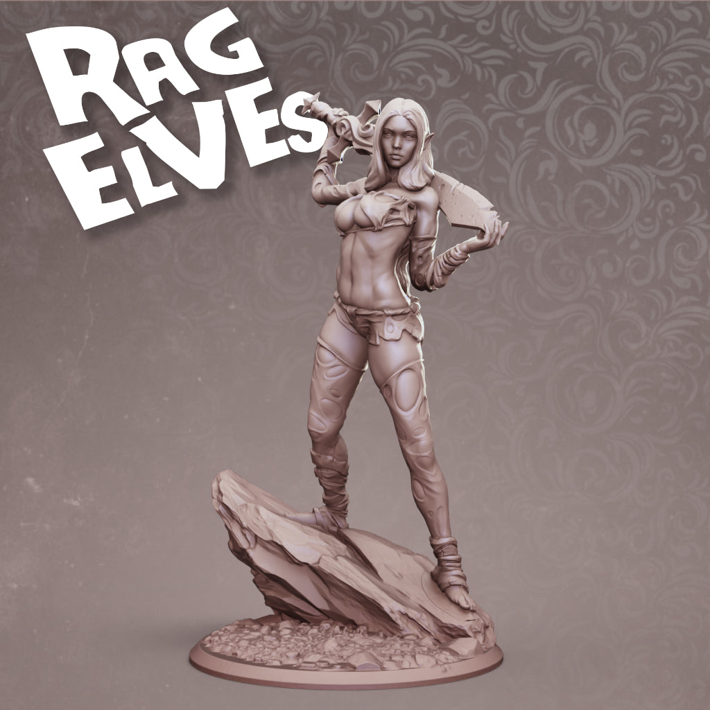 Nomad Sculpts - Half Elf - 75mm Pin Up/Figure/Model/Diorama