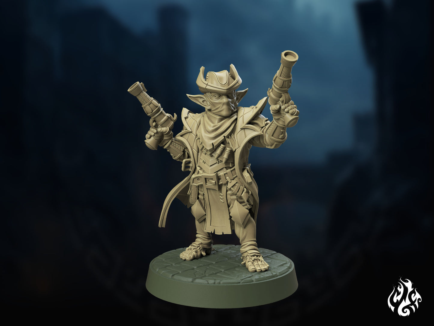 Crippled God Foundry - Halfing Gunslinger - DnD/TTRPG Figure/Miniature