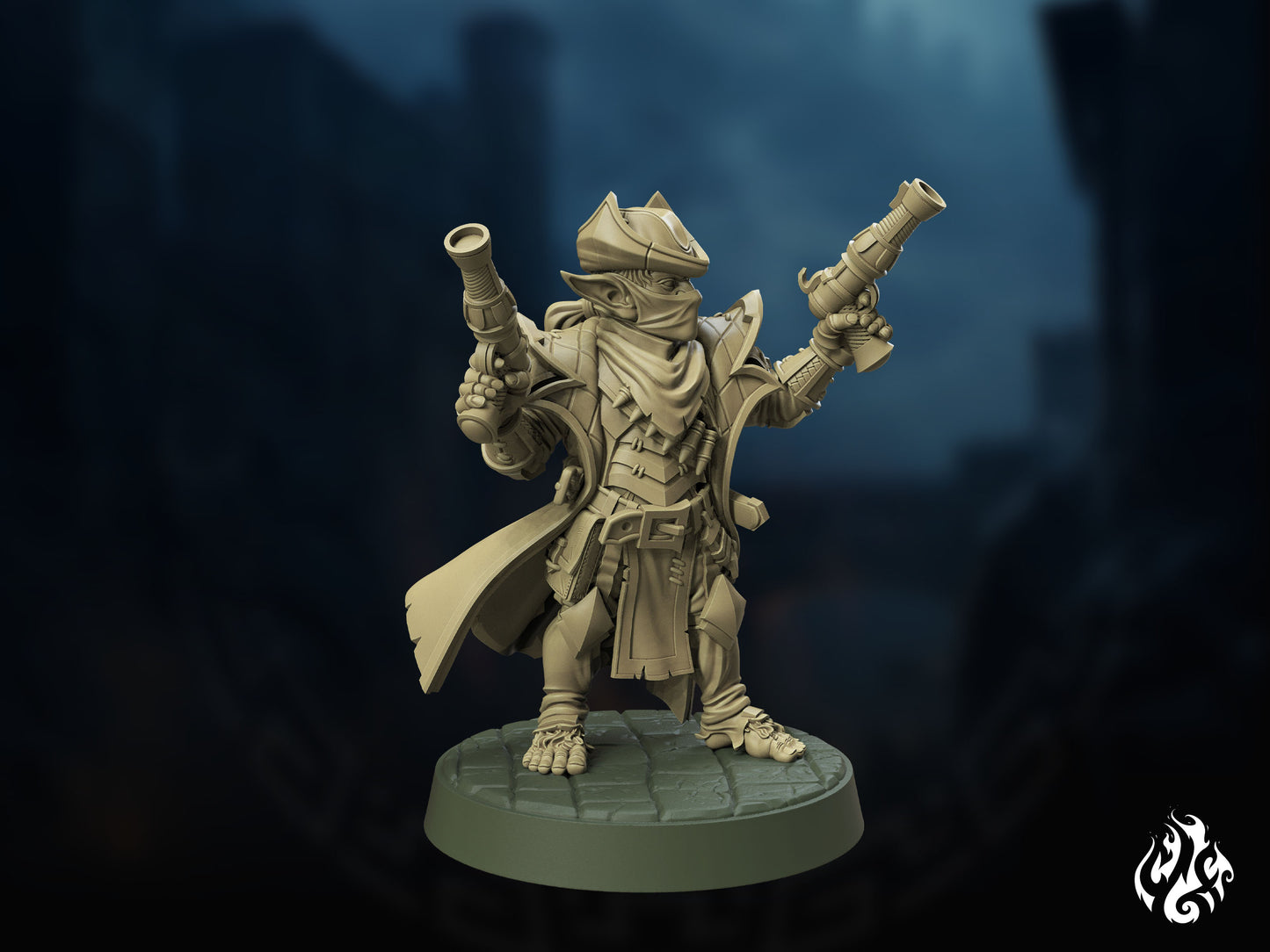 Crippled God Foundry - Halfing Gunslinger - DnD/TTRPG Figure/Miniature