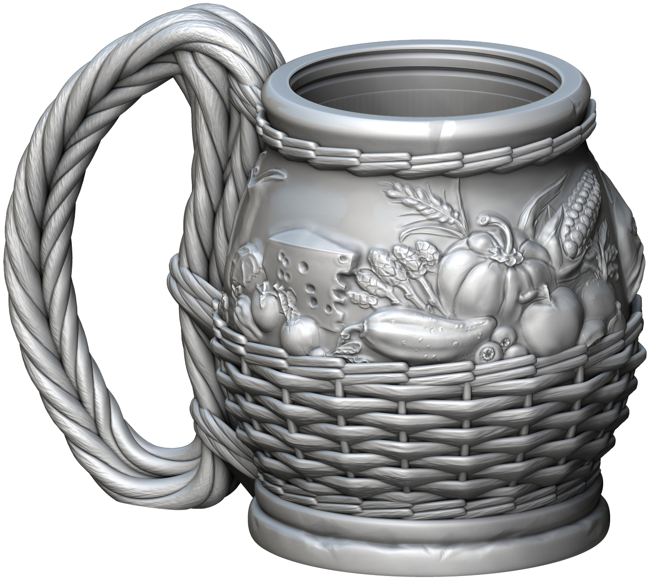 Ars Moriendi - Mythic Mugs - Halfling - DnD/TTRPG/Roleplaying/Wargames - Helios3DPrinting