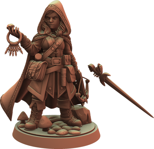Cosmondo - Dungeons & Damsels - Halfling Rogue - 75mm Pin Up/Figure/Model/Diorama