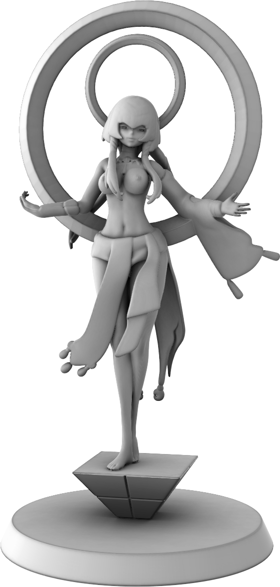 Ralphy - Halo Goddess - 75mm Pin Up/Figure/Model/Diorama