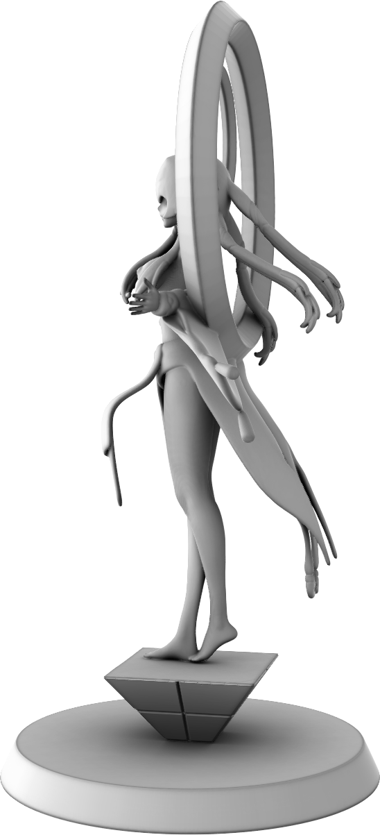 Ralphy - Halo Goddess - 75mm Pin Up/Figure/Model/Diorama