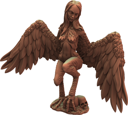 Crippled God Foundry - Shadowcurse - Harpy #1 - DnD/TTRPG Figure/Miniature