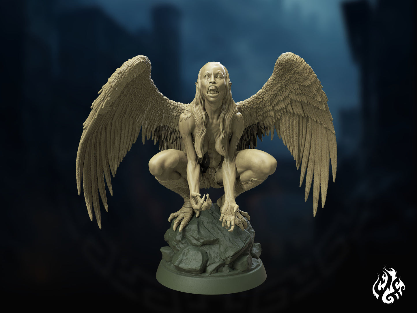 Crippled God Foundry - Harpy - DnD/TTRPG Figure/Miniature