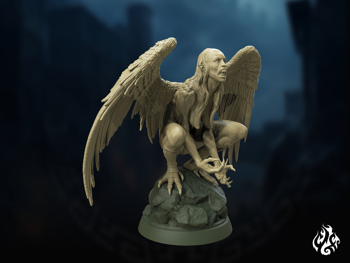 Crippled God Foundry - Harpy - DnD/TTRPG Figure/Miniature