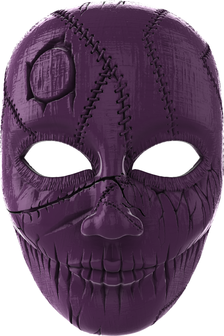 Digital Creative Works - Halloween Mask - Scarecrow Female - Prop/Decoration/Seasonal