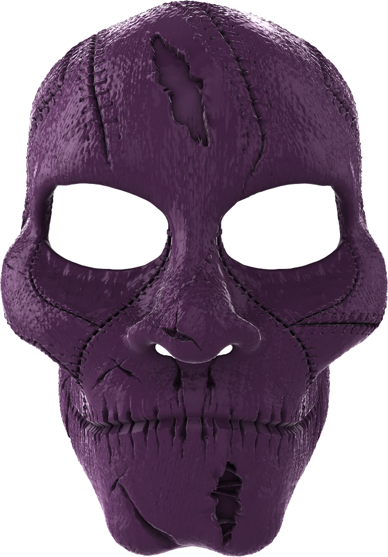Digital Creative Works - Halloween Mask - Scarecrow Male - Prop/Decoration/Seasonal